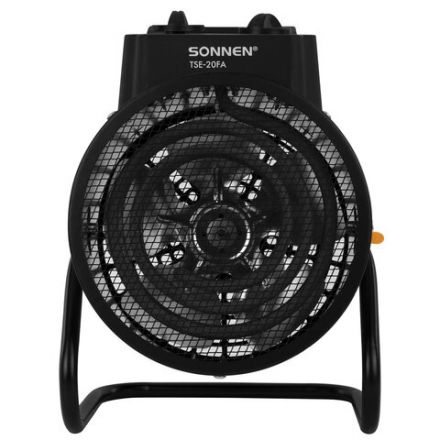 Тепловая пушка электрическа SONNEN TSE-20FA, 2000 Вт, ТЭН/спиральный нагревательный элемент, 2 режима, 456207