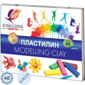 Пластилин Луч Классика 40 цв., 30С 1922-08 Пластилин Луч Классика 40 цв., 30С 1922-08