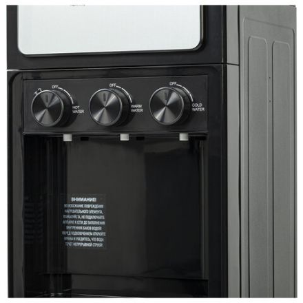 Кулер для воды SONNEN FSE-03Ri, напольный, НАГРЕВ/ОХЛАЖДЕНИЕ ЭЛЕКТРОННОЕ, 3 крана, шкаф, 455743