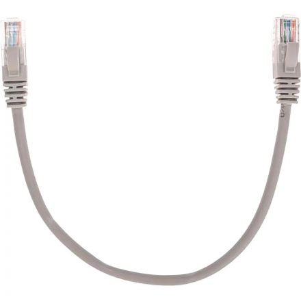 Патч-корд REXANT U/UTP, CAT 5e, 26AWG, LSZH, серый, 0,3м (02-0100-03)