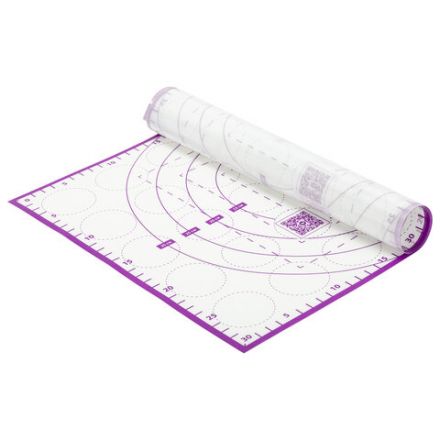 Коврик силиконовый для раскатки/запекания 30х40 см, фиолетовый, DASWERK (ДАСВЕРК), 608423