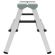 Стремянка алюминиевая двухсторонняя 2х2 ступени, высота площадки 0,43 м, до 150 кг, вес 1,8 кг, НОВАЯ ВЫСОТА, 1120202