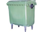 Мусорный контейнер 770л.  зелёный.