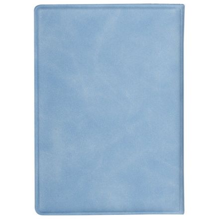 Обложка для паспорта "Passport Map", мягкая экокожа, голубая, STAFF, 238877