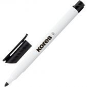Маркер для белых досок Kores, тонкий круглый наконечник, черный 22800 Маркер для белых досок Kores, тонкий круглый наконечник, черный 22800