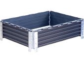 Складная паллетная рама 800х600х200 усиленная  чёрный