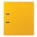 Папка-регистратор BRAUBERG с двухсторонним покрытием из ПВХ, 70 мм, желтая, 222650