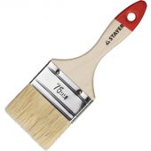 Кисть плоская 3"/75 мм, натур.щетина STAYER 0101-075