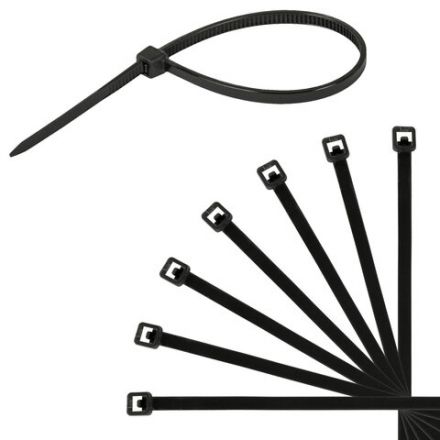 Стяжка (хомут) нейлоновая сверхпрочная POWER LOCK, 2,5х100 мм, КОМПЛЕКТ 100 шт., черная, SONNEN, 607915 Стяжка (хомут) нейлоновая сверхпрочная POWER LOCK, 2,5х100 мм, КОМПЛЕКТ 100 шт., черная, SONNEN, 607915