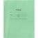 Тетрадь в зеленом офсете 12л,частая косая линия уп. по 20 шт.,100% белизна