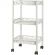 Этажерка PR_Keeplex Light на колесиках 3-х секцион, малая белое облако
