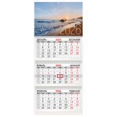 Календарь квартальный на 2026 г., 3 блока, 3 гребня, бегунок, мелованная бумага, BRAUBERG, "Морской пейзаж", 116807 Календарь квартальный на 2026 г., 3 блока, 3 гребня, бегунок, мелованная бумага, BRAUBERG, "Морской пейзаж", 116807