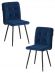 Стул обеденный Medeo  (2 шт. в упаковке) LT, велюр, Blue (синий), 45х56х89 см