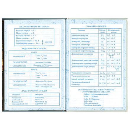 Дневник для музыкальной школы 140х210 мм, 48 л., твердый, BRAUBERG, выборочный лак, справочный материал, "Симфония", 103601 Дневник для музыкальной школы 140х210 мм, 48 л., твердый, BRAUBERG, выборочный лак, справочный материал, "Симфония", 103601