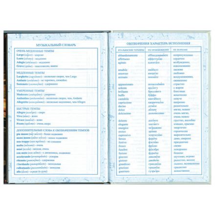 Дневник для музыкальной школы 140х210 мм, 48 л., твердый, BRAUBERG, выборочный лак, справочный материал, "Симфония", 103601 Дневник для музыкальной школы 140х210 мм, 48 л., твердый, BRAUBERG, выборочный лак, справочный материал, "Симфония", 103601