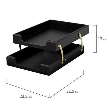 Набор подарочный настольный BESTAR "Artemis" из дерева, 10 предметов, цвет "черное дерево", 237216