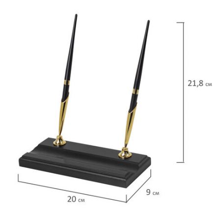 Набор подарочный настольный BESTAR "Artemis" из дерева, 10 предметов, цвет "черное дерево", 237216