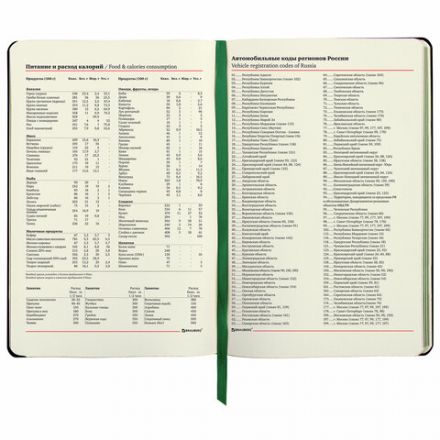 Ежедневник недатированный А5 (138х213 мм), BRAUBERG VISTA, под кожу, твердый, 136 л., "Thickets", 112028