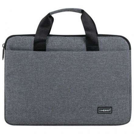 Сумка портфель HEIKKI ULTRA (ХЕЙКИ) с отд. для ноутбука 15,6", Dusky, темно-серая, 28х39х3 см, 272608