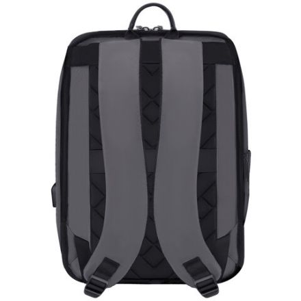 Рюкзак HEIKKI ELECT (ХЕЙКИ) универсальный, отделение для ноутбука, USB-порт, серый, 44х30х16 см, 273863