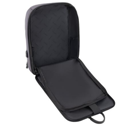 Рюкзак HEIKKI ELECT (ХЕЙКИ) универсальный, отделение для ноутбука, USB-порт, серый, 44х30х16 см, 273863