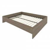 Light Кровать с ортопедическим основанием без изголовья С-К-160 Вяз 1650*2050*400 Light Кровать с ортопедическим основанием без изголовья С-К-160 Вяз 1650*2050*400