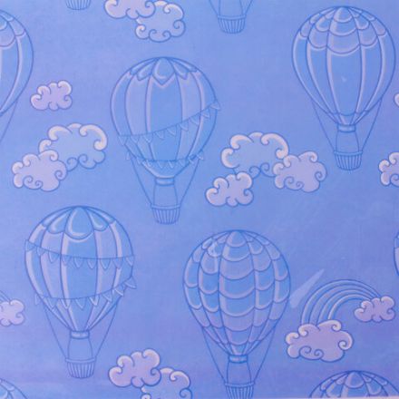 Настольное покрытие ЮНЛАНДИЯ для труда и творческих занятий, ПВХ, "ВОЗДУШНЫЙ ШАР", 50х70 см, 662456