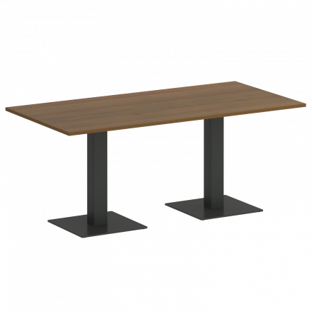 Home Office Стол прямоугольный VR.SP-5-180.2 Орех/Антрацит металл 1800*900*750