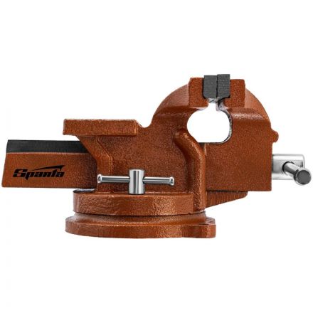 Тиски слесарные, 125 мм, поворотные, с наковальней Sparta 186255