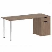 Home Office Стол письменный VR.SP-3-178.1 Дуб аризона/Хром опоры 1780*720*750