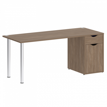 Home Office Стол письменный VR.SP-3-178.1 Дуб аризона/Хром опоры 1780*720*750