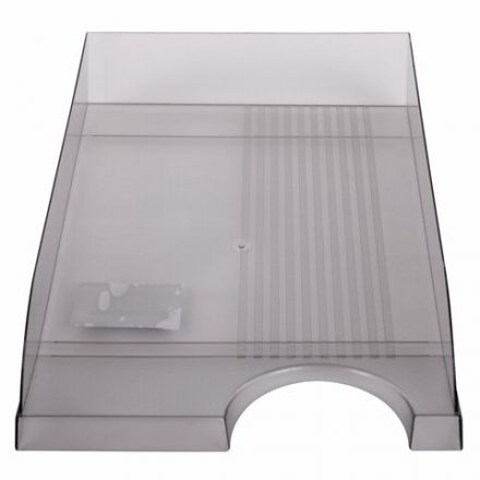 Лоток горизонтальный для бумаг BRAUBERG "Standard", 350х253х65 мм, тонированный серый, 238348 Лоток горизонтальный для бумаг BRAUBERG "Standard", 350х253х65 мм, тонированный серый, 238348