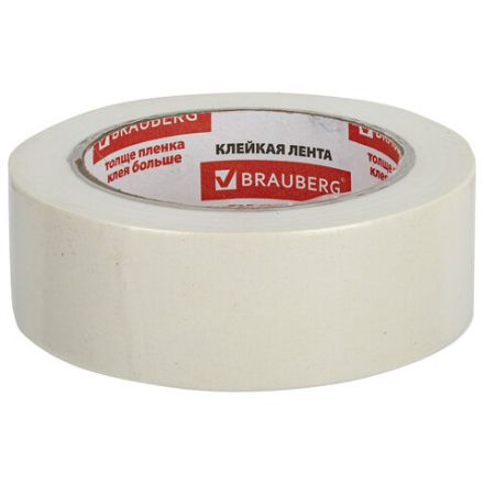 Клейкая лента малярная креппированная 38 мм х 50 м (реальная длина!), профессиональная, BRAUBERG, 226427 Клейкая лента малярная креппированная 38 мм х 50 м (реальная длина!), профессиональная, BRAUBERG, 226427