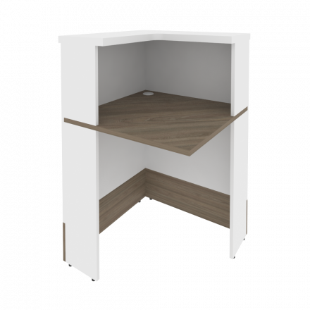 Style Угловой модуль левый Л.УМ-1 (L) Вяз/Белый 736*736*1156 Style Угловой модуль левый Л.УМ-1 (L) Вяз/Белый 736*736*1156