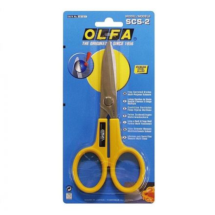 Ножницы OLFA хозяйственные большие из нержавеющей стали OL-SCS-2 Ножницы OLFA хозяйственные большие из нержавеющей стали OL-SCS-2