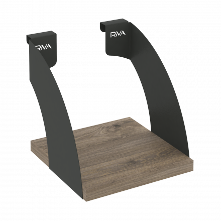 Навесные полки. Кронштейны+ЛДСП полка 200мм MAN-41-2 Тиквуд тёмный/Антрацит металл 200*220*200 Навесные полки. Кронштейны+ЛДСП полка 200мм MAN-41-2 Тиквуд тёмный/Антрацит металл 200*220*200