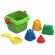 Набор для игр в песке: ведерко, совочек, 4 формочки "Башенки", НОРДПЛАСТ, 431861