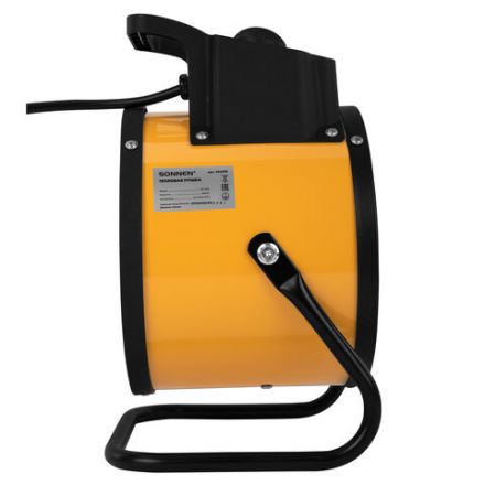 Тепловая пушка электрическая SONNEN TSE-30FA, 3000 Вт, ТЭН/спиральный нагревательный элемент, 2 режима, 456208