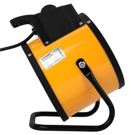 Тепловая пушка электрическая SONNEN TSE-30FA, 3000 Вт, ТЭН/спиральный нагревательный элемент, 2 режима, 456208