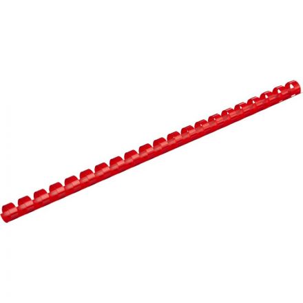 Пружины для переплета пластиковые Promega office 12 мм красные (100 штук в упаковке)