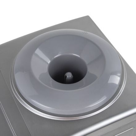 Кулер для воды SONNEN TSE-02GP, настольный, НАГРЕВ/ОХЛАЖДЕНИЕ ЭЛЕКТРОННОЕ, 2 крана, серебристый, 455745