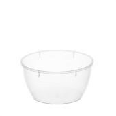 Банка с крышкой 360 мл, пластиковая, под пресервы, прозрачная, диаметр 112 мм, ВЗЛП, 1230П