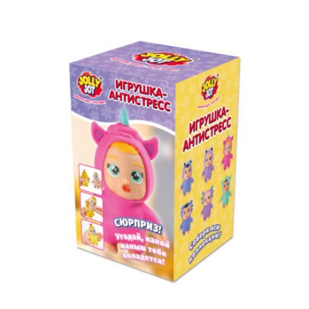 Игрушка-антистресс "МАЛЫШОК В КОСТЮМЧИКЕ", ассорти 6 видов, дисплей, JOLLY JOT (ДЖОЛЛИ ДЖОТ), 665786