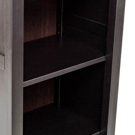 Leset Стеллаж "Мира" 490 (Стеллаж 490), Чёрный Leset Стеллаж "Мира" 490 (Стеллаж 490), Чёрный