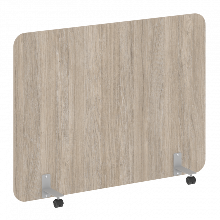 R-line Перегородка на металлических опорах, на роликах DP.R-160-120 Дуб аттик/Серый металл 1600*18*1200