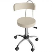 Стул MEG_лабораторный на пневмопруж. НУМЛ-МСК СтЛ (код МСК-232) обивка беж