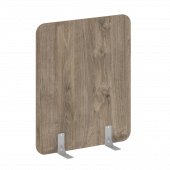 R-line Перегородки на металлических опорах на фетровых подпятниках DP.F-100-120 Тиквуд тёмный/Серый металл 1000*18*1200 R-line Перегородки на металлических опорах на фетровых подпятниках DP.F-100-120 Тиквуд тёмный/Серый металл 1000*18*1200