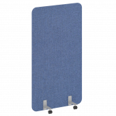 R-line soft Перегородка на металлических опорах, на роликах AP.R-100-180 Romeo 11/Серый металл 1000*18*1800