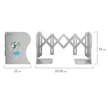 Подставка-держатель для книг и учебников ЮНЛАНДИЯ "Flower girl", раздвижная, металлическая, 237902 Подставка-держатель для книг и учебников ЮНЛАНДИЯ "Flower girl", раздвижная, металлическая, 237902