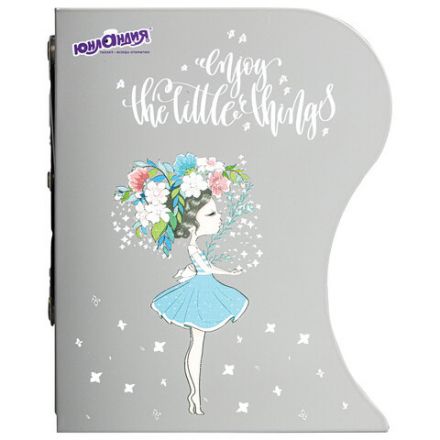 Подставка-держатель для книг и учебников ЮНЛАНДИЯ "Flower girl", раздвижная, металлическая, 237902 Подставка-держатель для книг и учебников ЮНЛАНДИЯ "Flower girl", раздвижная, металлическая, 237902